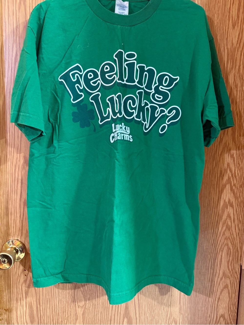 Lucky Charms Feeling Lucky? Green Graphic Tee
